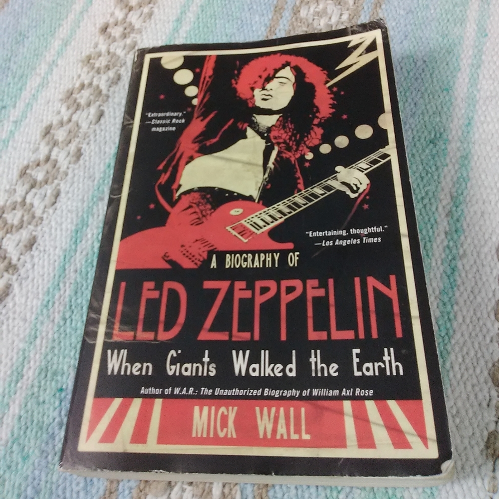 BOOK LED ZEPPELIN AUTOBIOGRAPHY